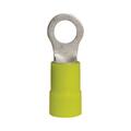 Power Products 4 gauge Stud Ring Terminal, Yellow , 4PK 3538246